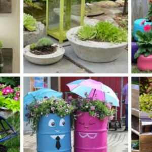 15 Ingenious DIY Outdoor Garden Planter Ideas For A Versatile Garden￼