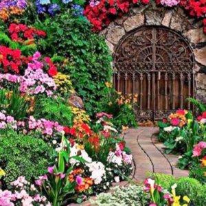 10 Floral Garden Gates In Bold Color