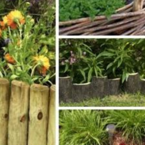 10 Garden Edging Ideas with Wood for an Earthy Garden