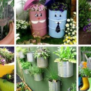 15 Recycled Items to Add Personality to Your Garden
