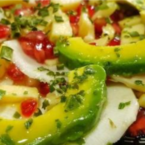 Vitamin Salad with Pomegranate and Avocado