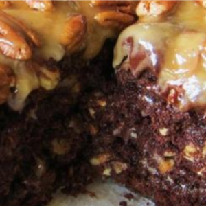 TURTLE CARAMEL CAKE