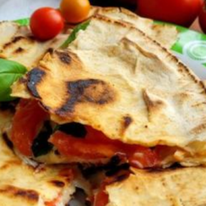 Tomato and Cheese Quesadilla