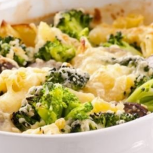 Mussel, Broccoli and Potato Casserole