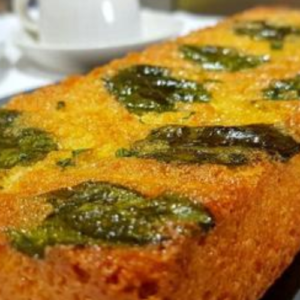 Mint and Polenta Cake