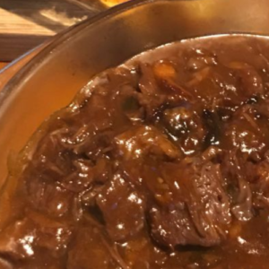 ROASTED RED PEPPER BEEF STEW