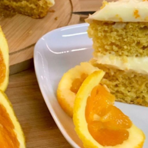 GLAZED CREAM CHEESE ORANGE LOAF