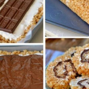 S’mores Rice Krispies Treats Pinwheels