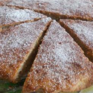 Apple Cake with Walnuts and Vanilla