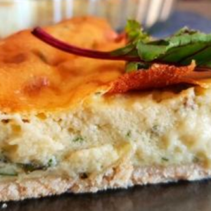 Beetroot Leaves Quiche