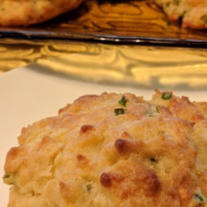 RIDICULOUSLY EASY CHEDDAR CHIVE BISCUITS