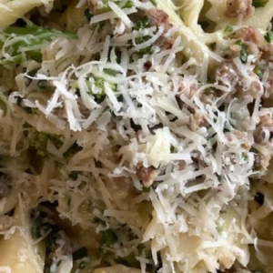 ITALIAN SAUSAGE PASTA WITH BROCCOLI