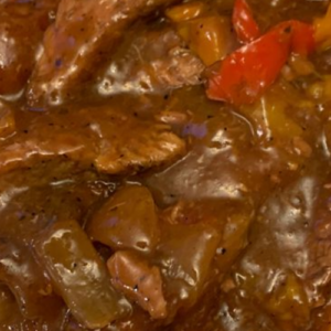 CROCK POT PEPPER STEAK