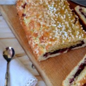 Butter Roll with Plum Jam