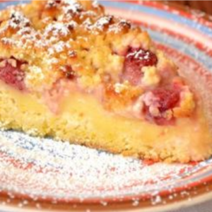 Strawberry Crostata with Cream