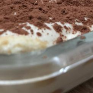 Tiramisu with Cottage Cheese and Cream Cheese
