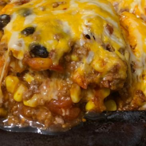 BEEF ENCHILADA CASSEROLE