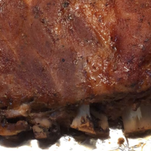OVEN BAKED BBQ BEEF RIBS