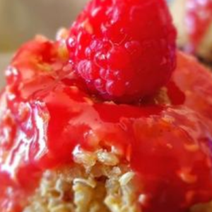 Quinoa Pudding with Raspberry Coulis