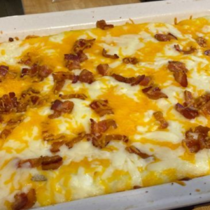 TWICE BAKED POTATO CASSEROLE