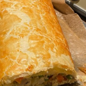 CHICKEN POT PIE STROMBOLI RECIPE