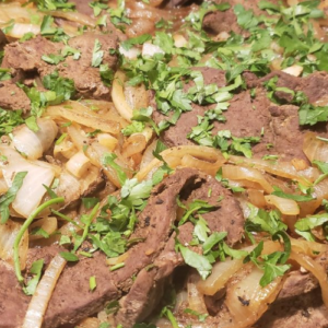 BEEF LIVER AND ONIONS