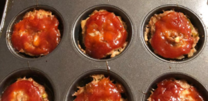 MEATLOAF IN A MUFFIN PAN