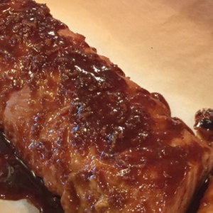 TERIYAKI PORK TENDERLOIN WITH MAPLE-GINGER GLAZE