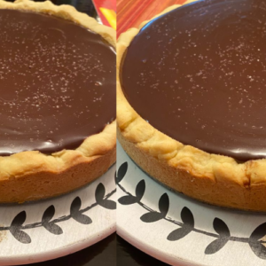 CHOCOLATE-CARAMEL TART WITH SEA SALT