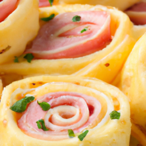 THE BEST APPETIZER: HOT HAM AND CHEESE PINWHEELS