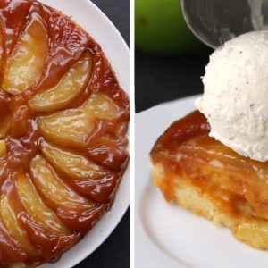 Apple Caramel Upside Down Pie – an irresistible treat!
