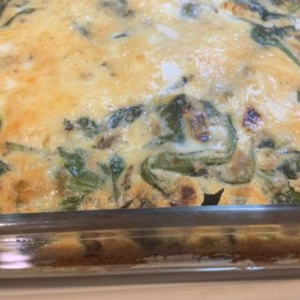 CRUSTLESS SPINACH QUICHE RECIPE
