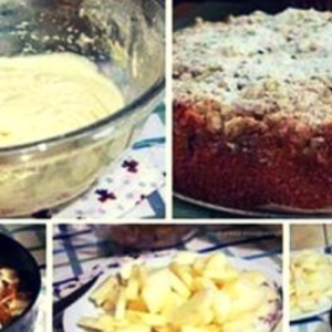 Apple cake like at home! You will eat it to the last crumb