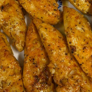 GARLIC BUTTER CHICKEN TENDERS (THE BEST!)