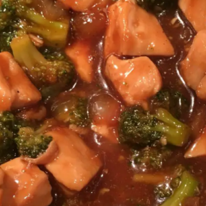 TERIYAKI CHICKEN AND BROCCOLI