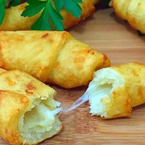 Quick potato cones with cheese – they are very easy to prepare and very tasty!