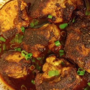 SPICY, SWEET AND STICKY CHICKEN THIGHS RECIPE