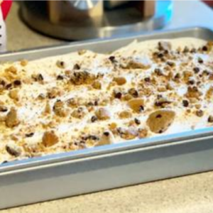 THE EASIEST NO-BAKE DESSERT: CHOCOLATE CHIP COOKIE LAYERED PUDDING