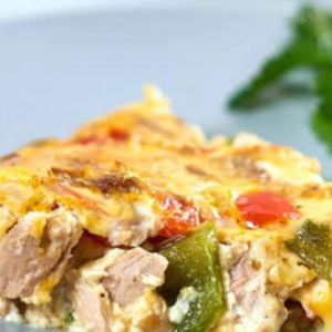 Quiche without tuna crust