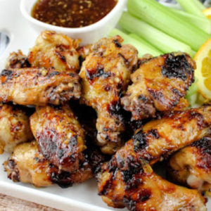 Orange Glazed Chicken Wings