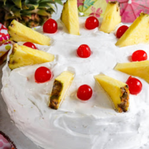 Bea’s Pineapple Cake W/Seven Minute Icing