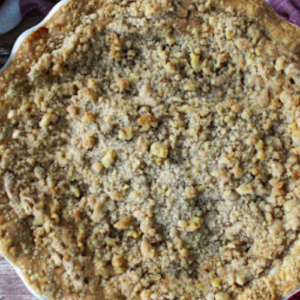 Sour Cream Apple Pie