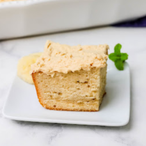 Easy Peanut Butter Cake & Peanut Butter Frosting