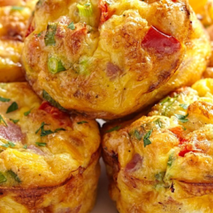 EGG MUFFINS WITH HAM AND CHEESE 😋