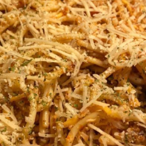 BAKED CREAM CHEESE SPAGHETTI CASSEROLE