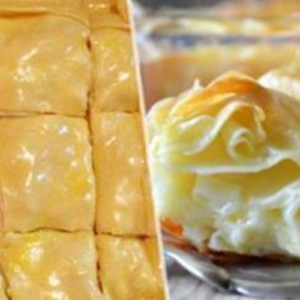 Homemade “Achma” – a particularly delicious pie made from lipii and sweet cow’s cheese! I make it every weekend.