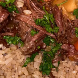 SLOW COOKER POT ROAST WITH SAVORY GRAVY