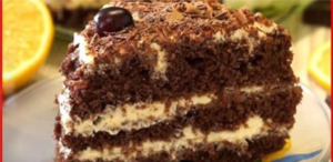 Chocolate cake with sour cream – a dessert worthy of praise, ready in just 15 minutes!