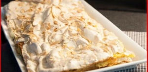 A delicious Norwegian cake – a fine dessert with vanilla and meringue that conquers from the first!