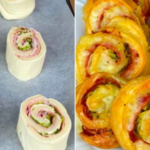 Stringy rolls of puff pastry and zucchini: the quick and easy recipe for a delicious appetizer